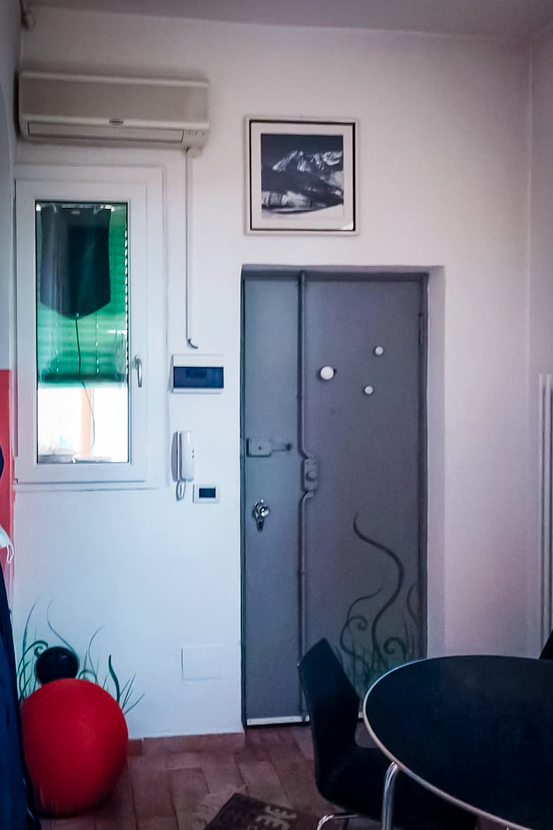 Stato di fatto dell'ingresso prima dei lavori